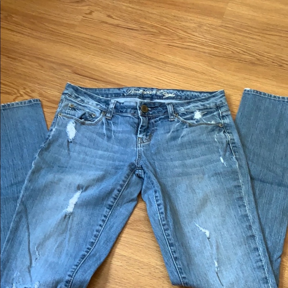 American Eagle jeans.
